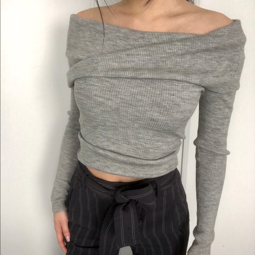 Wilfred croquis off the shoulder sweater XXS